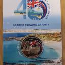 2022 Falklands Liberation Coloured crown 40th Anniversary