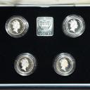 1994-1997 SILVER PROOF PIEDFORT 4 X £1 COIN SET