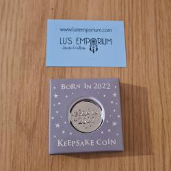 Born in 2022 Baby Keepsake coin token