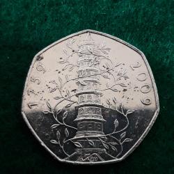 Kew Gardens 50p Fifty Pence Coin Genuine 