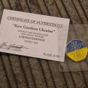 Tgbch Kew gardens ukraine token 50p shaped coin