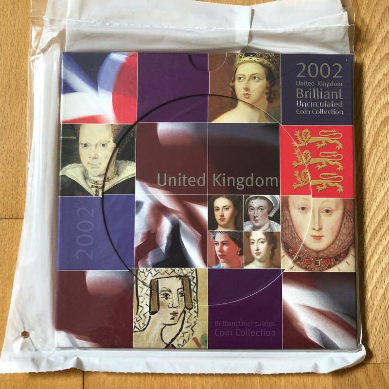2002 Brilliant Uncirculated Coin Collection Royal Mint - STILL SEALED