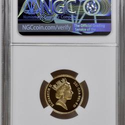 1985 Gold Proof Half Sovereign NGC PF69 Ultra Cameo
