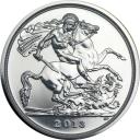2013 St George & Dragon Fine Silver £20 Twenty Pounds Queen Elizabeth