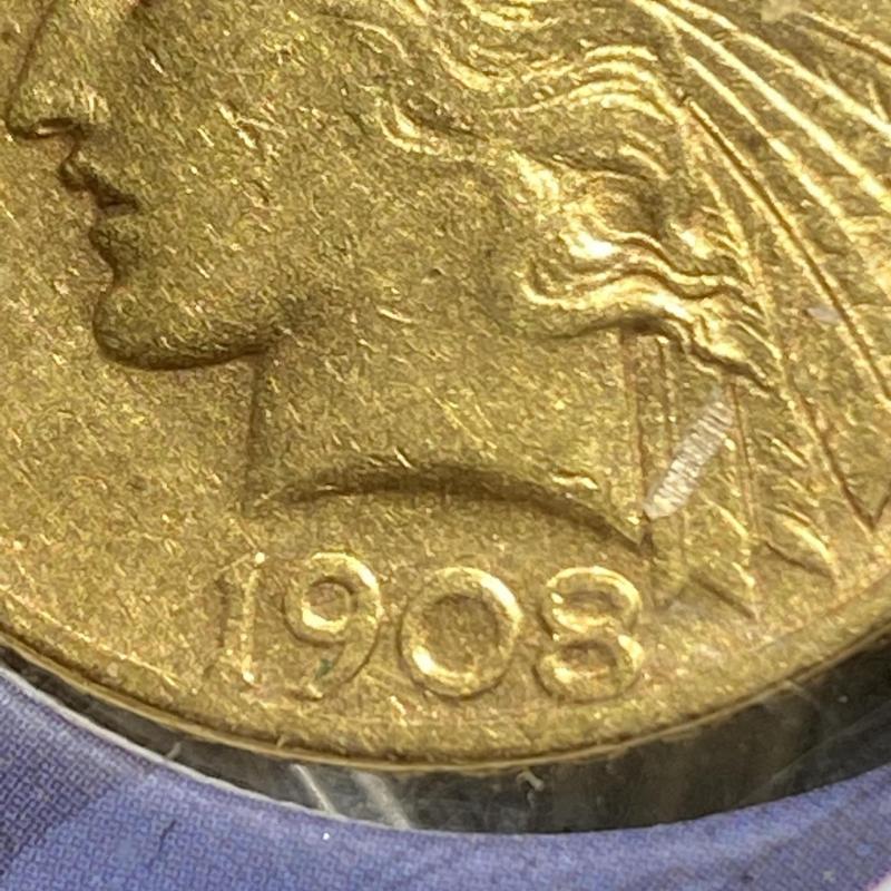 1908-S/S VAM GOLD INDIAN HEAD EAGLE $10 MINT ERROR