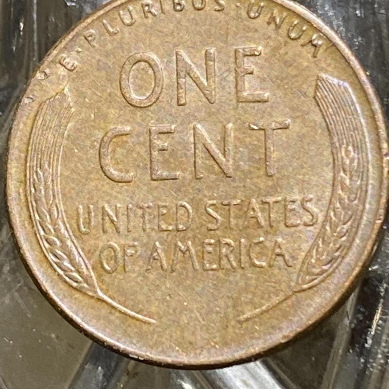 1957 D Lincoln Wheat BIE Error Cent Good at 's Collectible