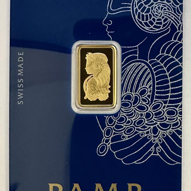 2.5 Gram Pamp Suisse Lady Fortuna 999.9 Gold Bar