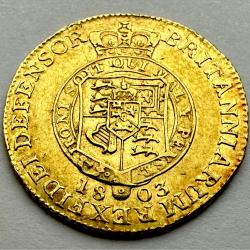 George III 1803 Half-Guinea - Rare