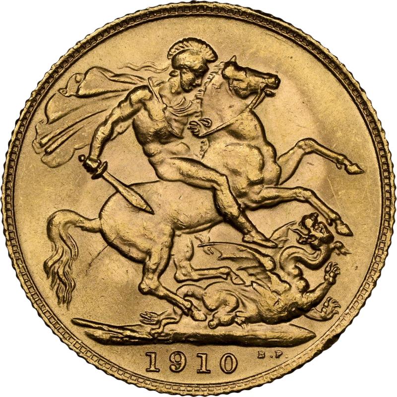 1910 Edward VII Full Sovereign