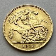 1912 Half Sovereign - George V