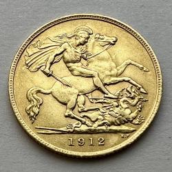 1912 Half Sovereign - George V