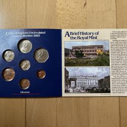 1983 Heinz Brilliant Uncirculated Coin Collection Royal Mint Annual Set