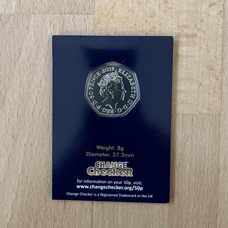 2019 50p Snowman Brilliant Uncirculated Coin