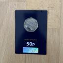 2019 50p Stephen Hawking Brilliant Uncirculated Coin