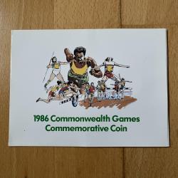 1986 Diary Crest Foods, Commonwealth Games Commemorative £2 Coin