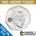 Official Harry Potter 2022 50p Fifty Pence BUNC Coin Brilliant Royal Mint In Stock