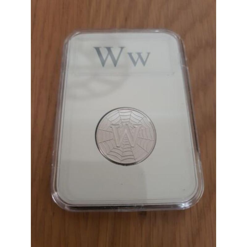 RARE A-Z 10P W -World Wide Web Encapsulated Alphabet coin Ten Pence 2019
