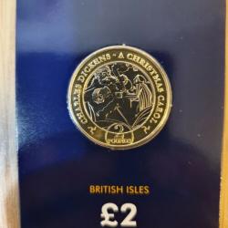 2020 Isle Of Man A CHRISTMAS CAROL £2  SET Of 3 COINS Charles Dickens