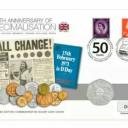 NEW Decimal Day 50p Coin Cover  Limited Edition of 995 worldwide