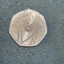Sir Isaac Newton 50p Coin