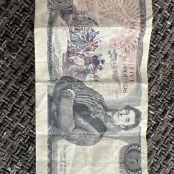 £5 five pounds RD68 the Duke of wellington