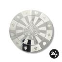 Limited Edition 1oz Fine Silver Poker Chip (Spades)